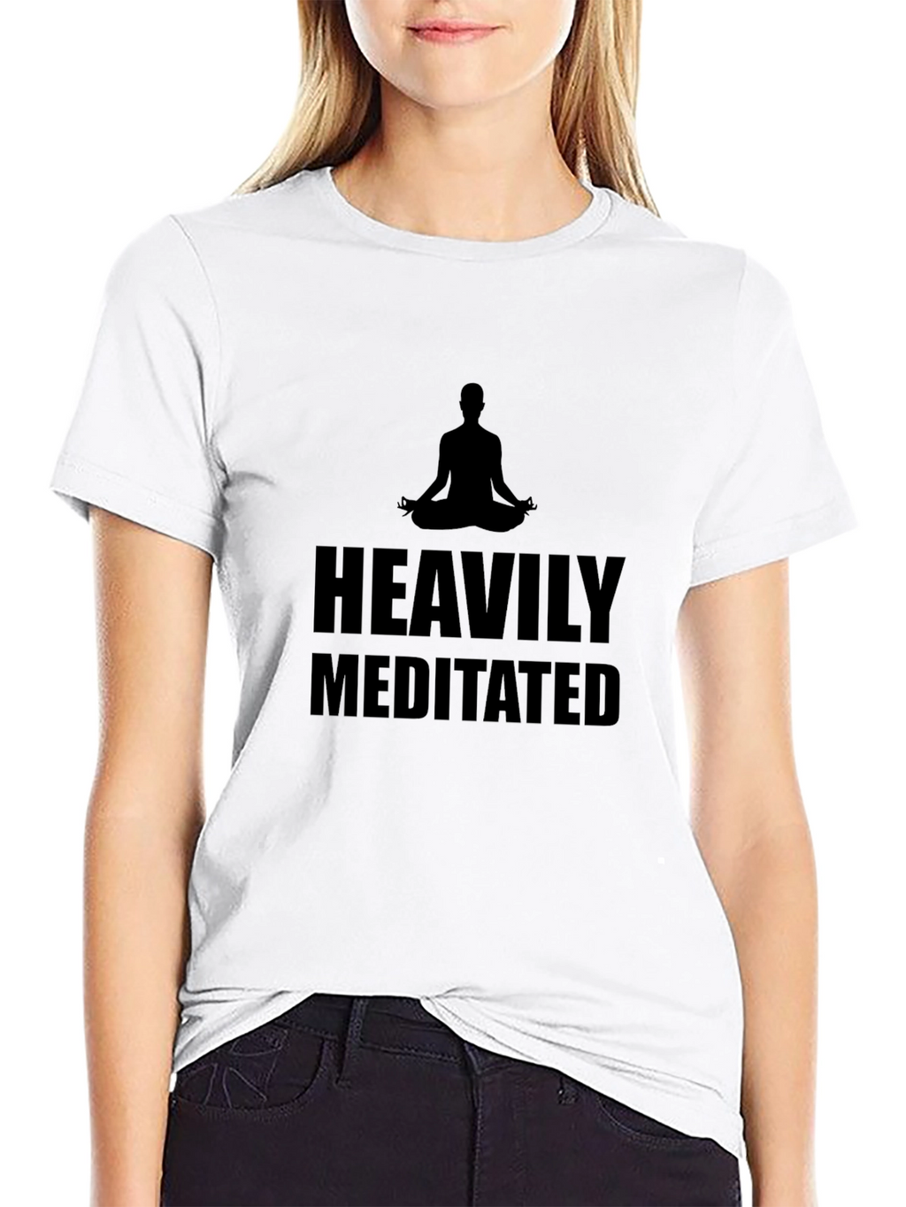 Heavily Meditated Graphic T-Shirt - Zen Style