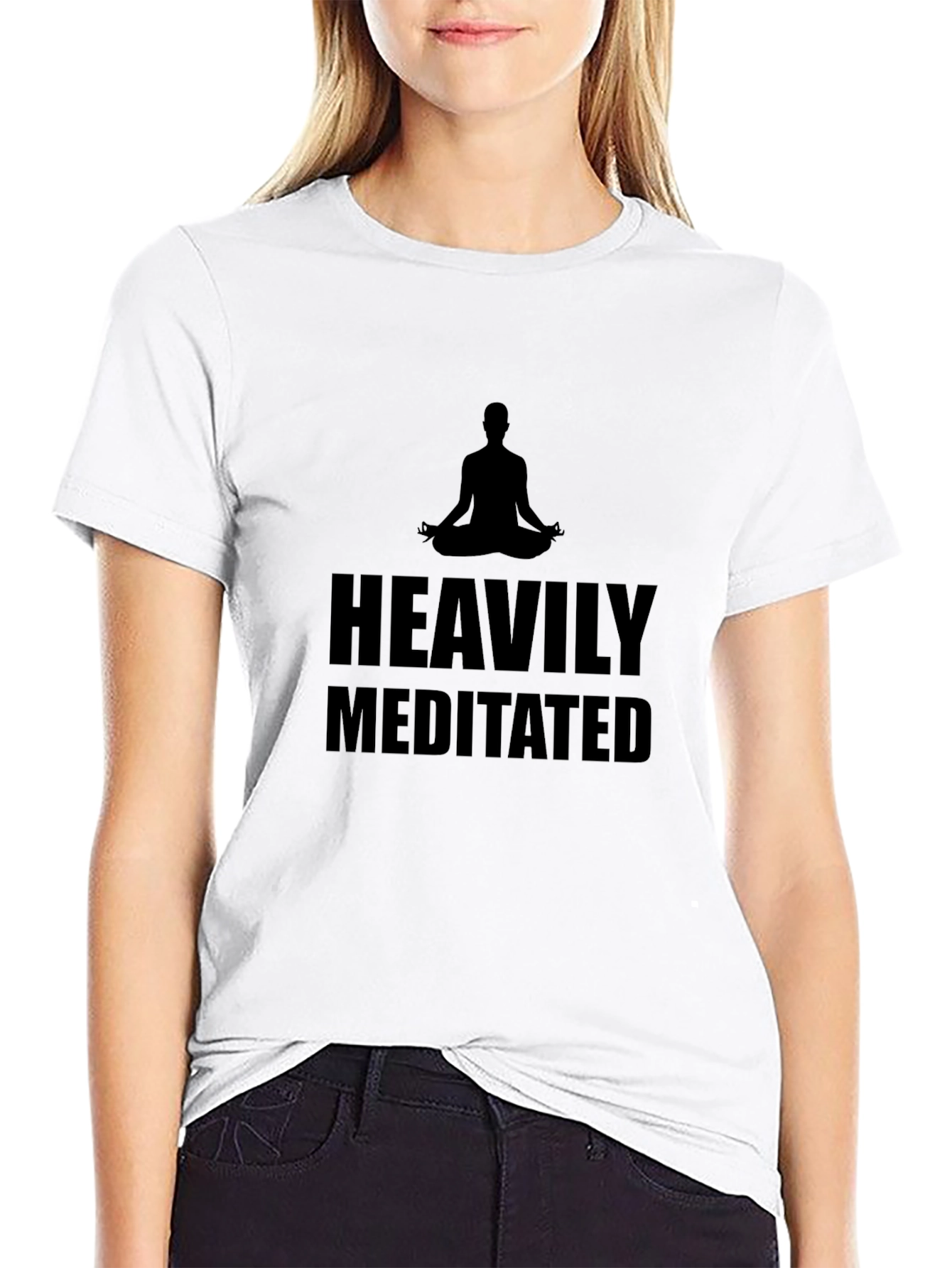 Heavily Meditated Graphic T-Shirt - Zen Style