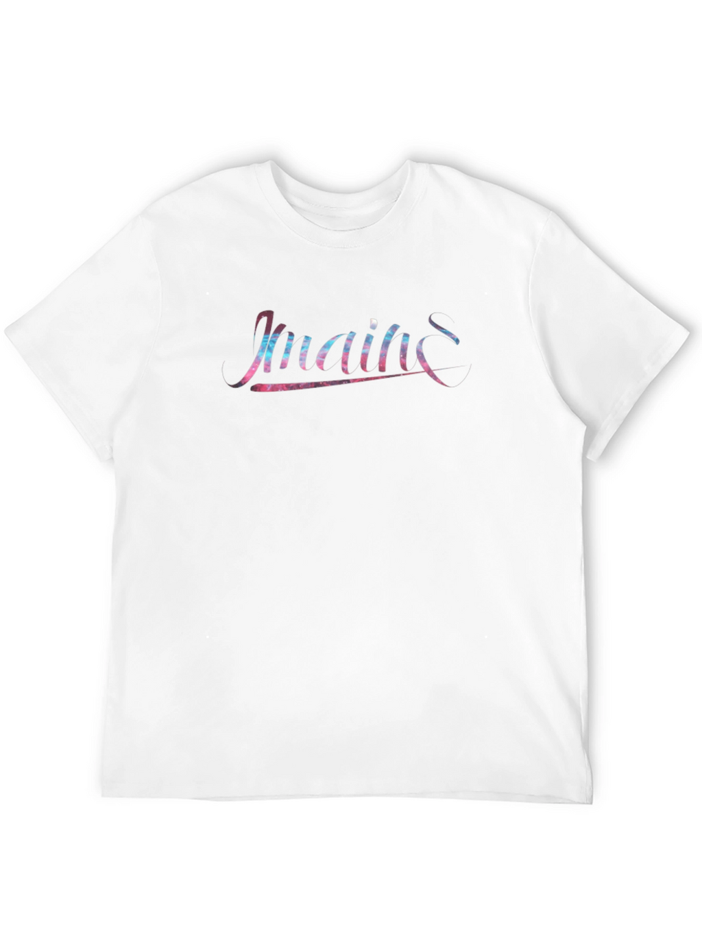 Maine Script Graphic Black T-Shirt