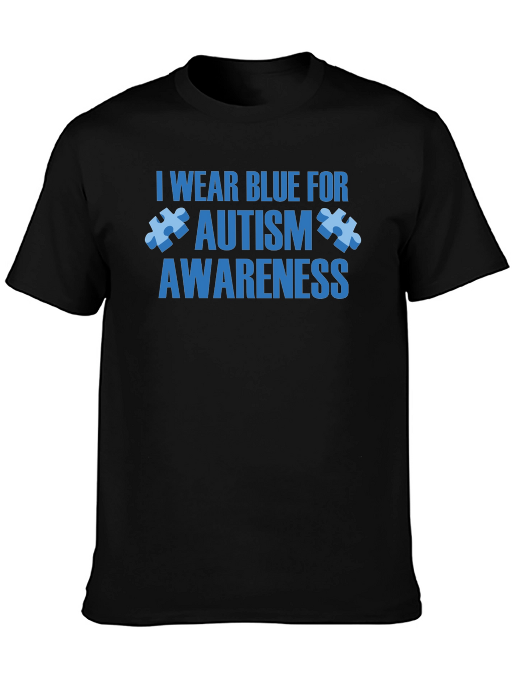 Autism Awareness T-Shirt - I Wear Blue