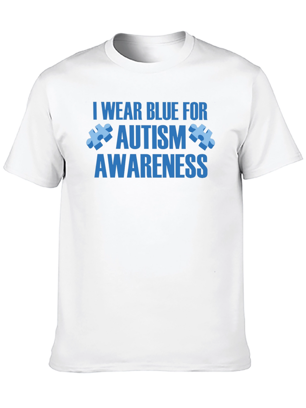 Autism Awareness T-Shirt - I Wear Blue