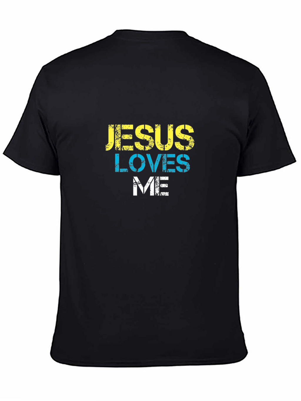 Jesus Loves Me Black T-Shirt