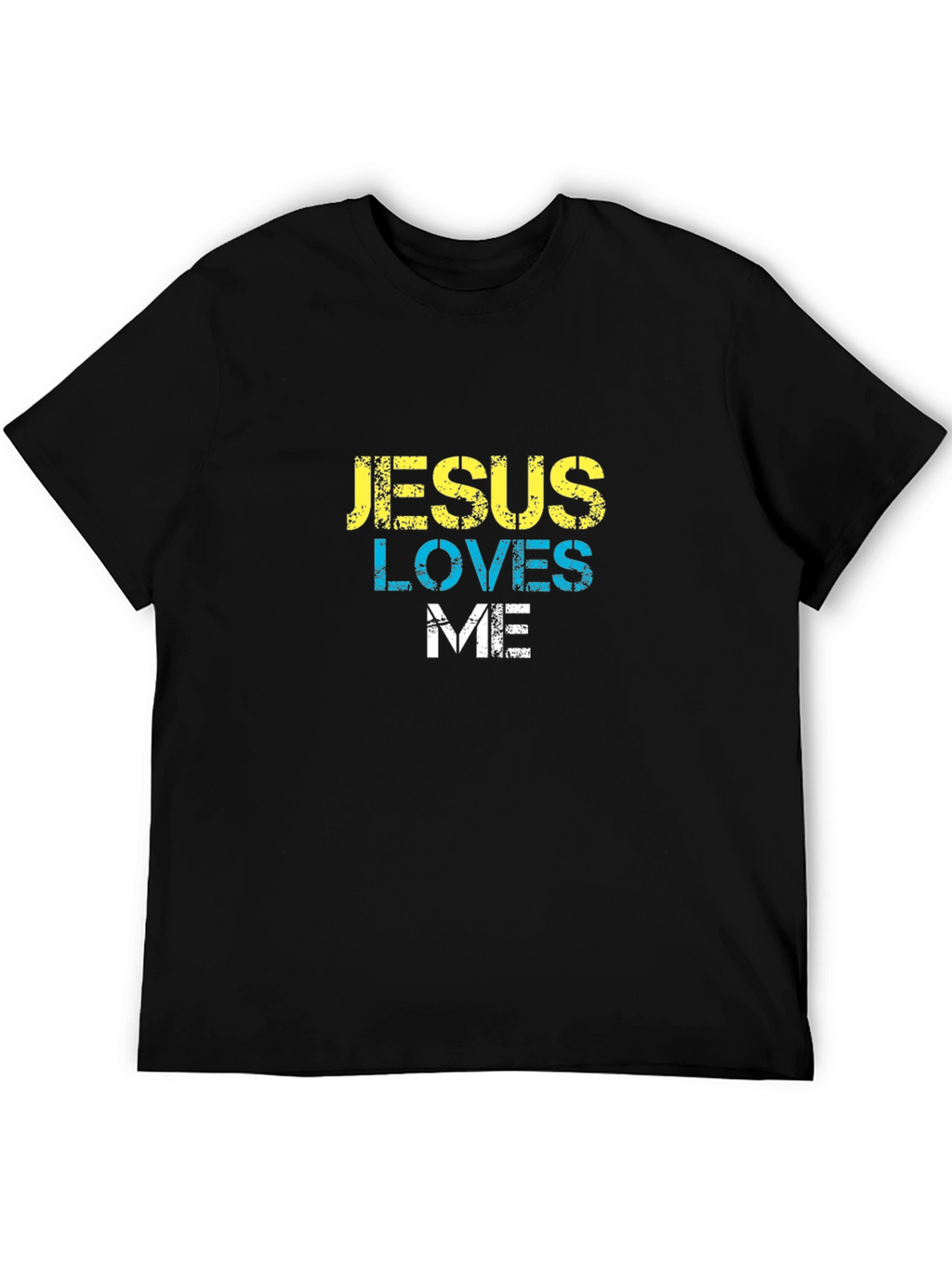 Jesus Loves Me Black T-Shirt