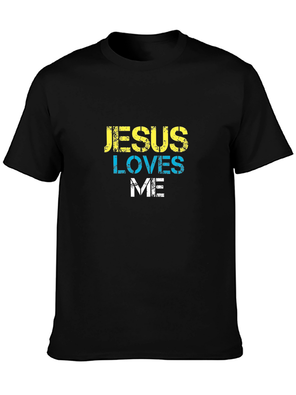 Jesus Loves Me Black T-Shirt