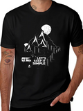 Lets Keep It Simple Camping T-Shirt - Black