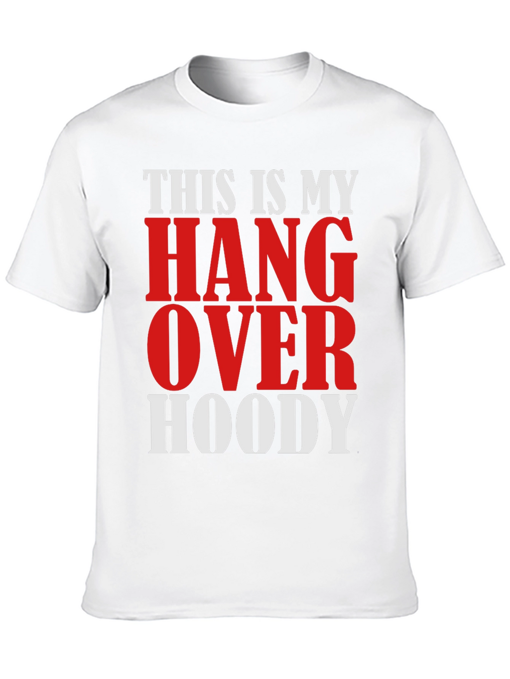 Hangover Hoody Graphic Tee - Funny Mens T-Shirt