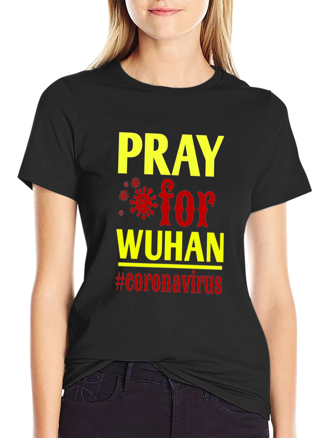 Pray for Wuhan T-Shirt - Coronavirus Awareness Tee