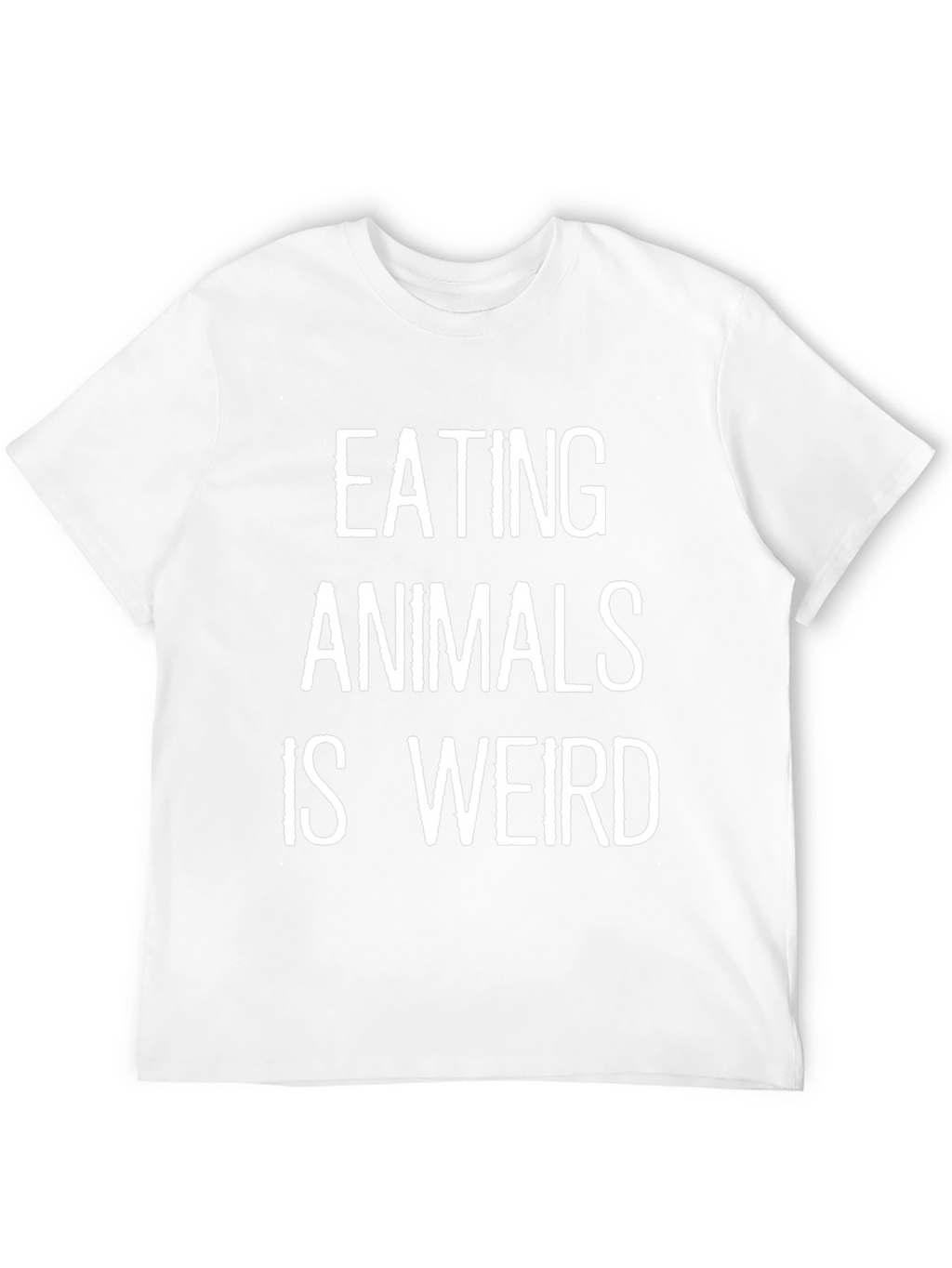 Eating Animals Is Weird Graphic Tee - Black