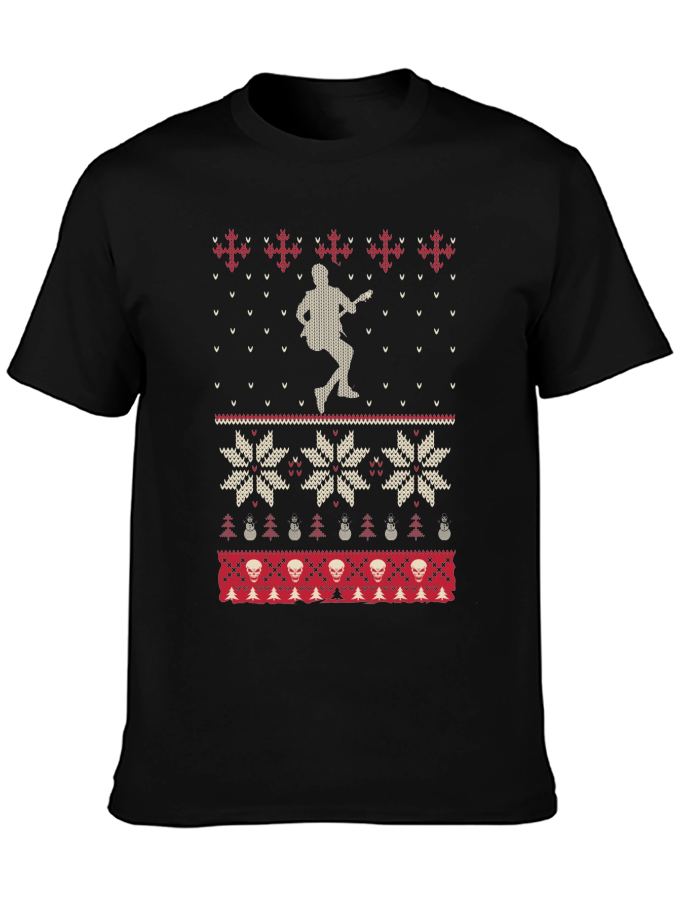 Rocking Ugly Christmas Sweater T-Shirt
