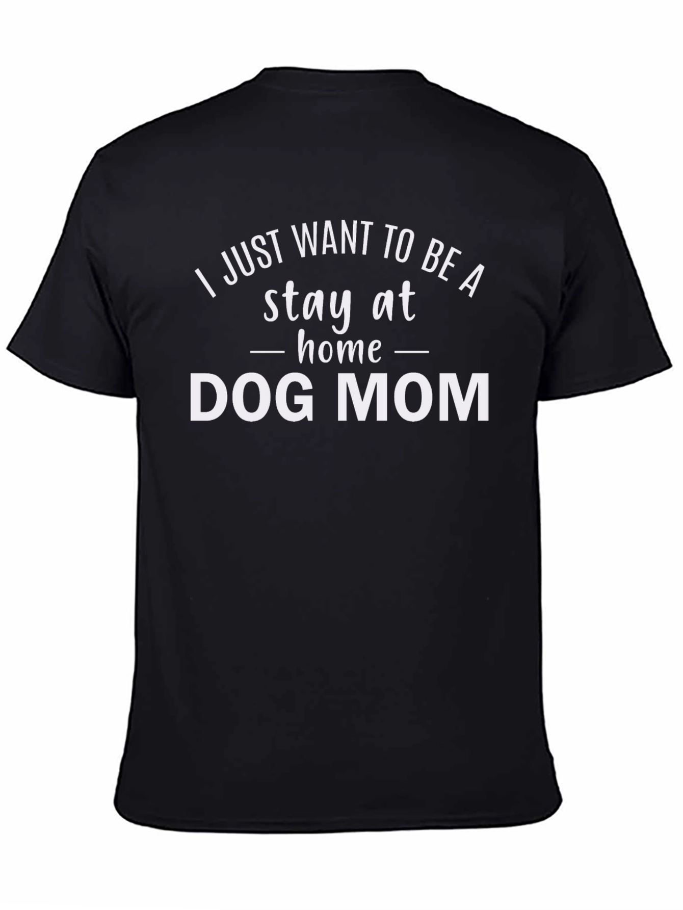 Dog Mom Graphic Tee - Stay-at-Home Comfort
