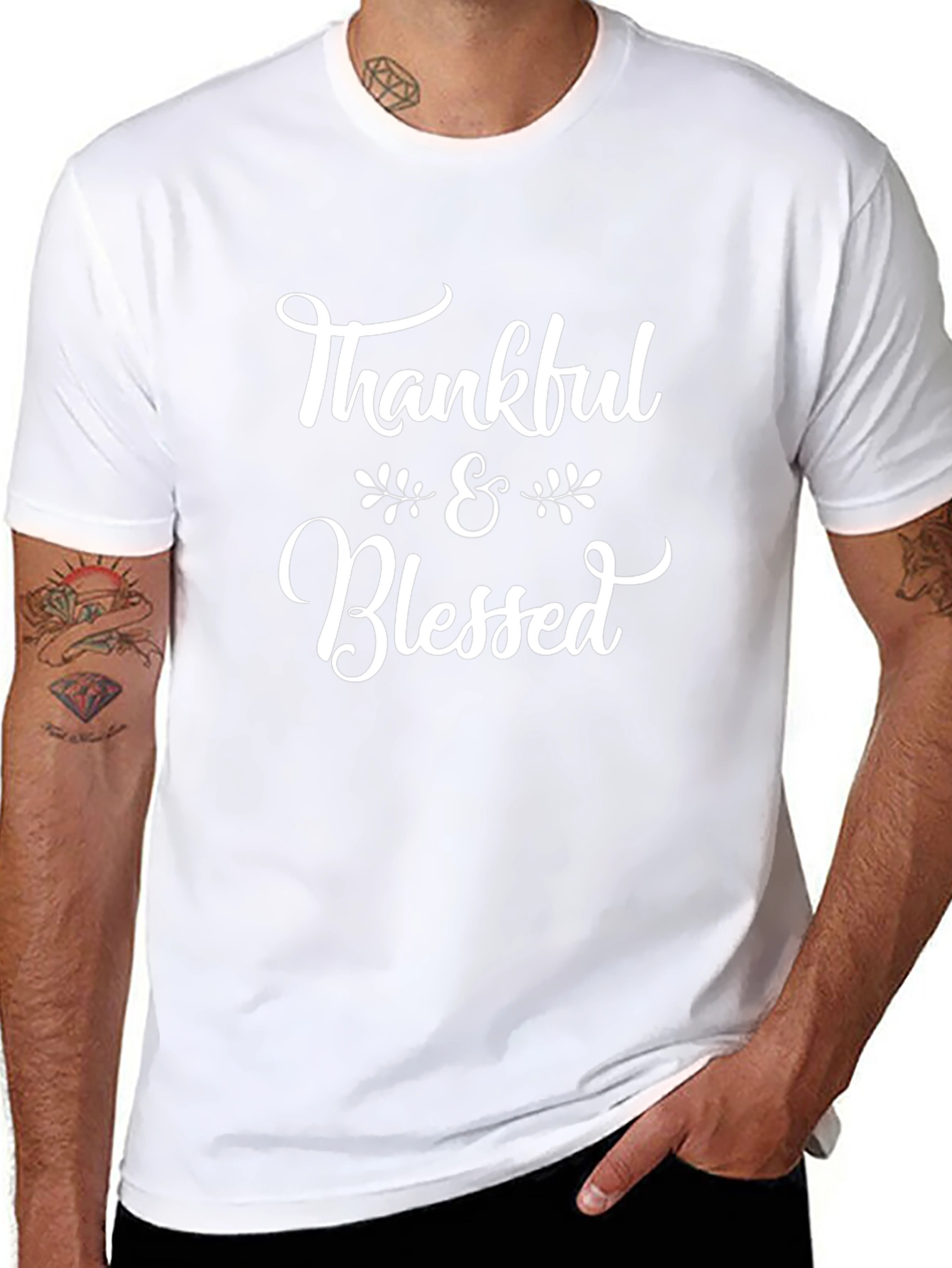 Thankful & Blessed Graphic Tee