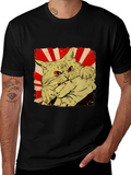 Cat Bite Graphic Tee - Red Eye Feline