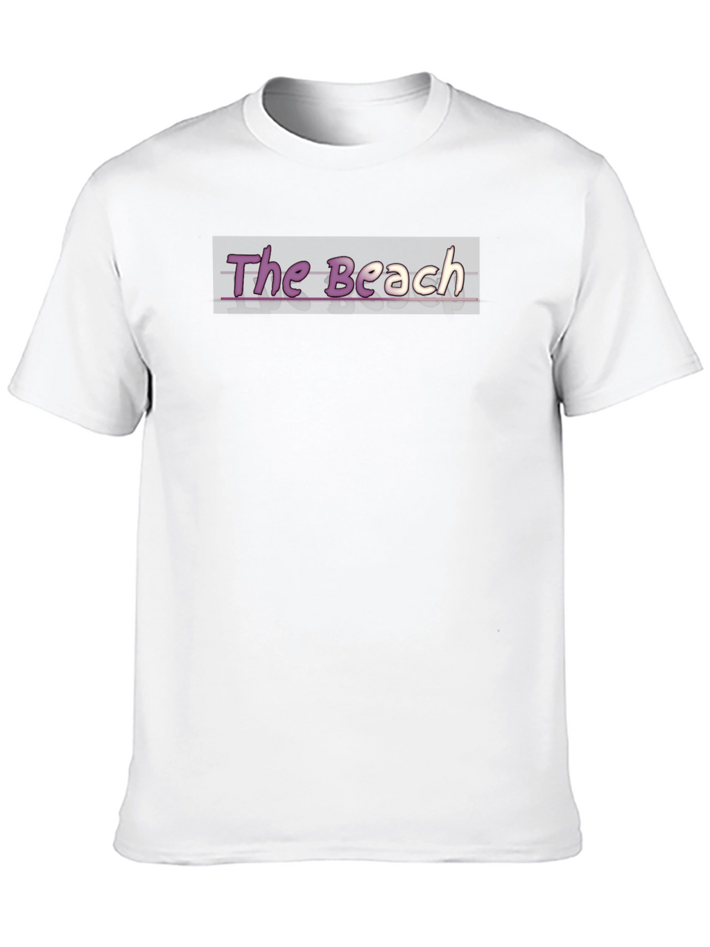 The Beach Graphic Tee - Casual Black T-Shirt