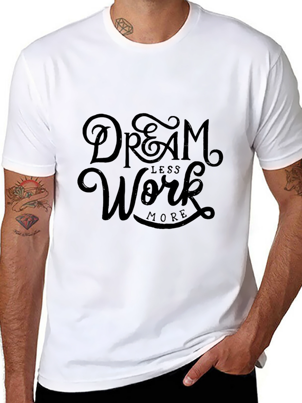 Dream Less Work More Graphic Tee