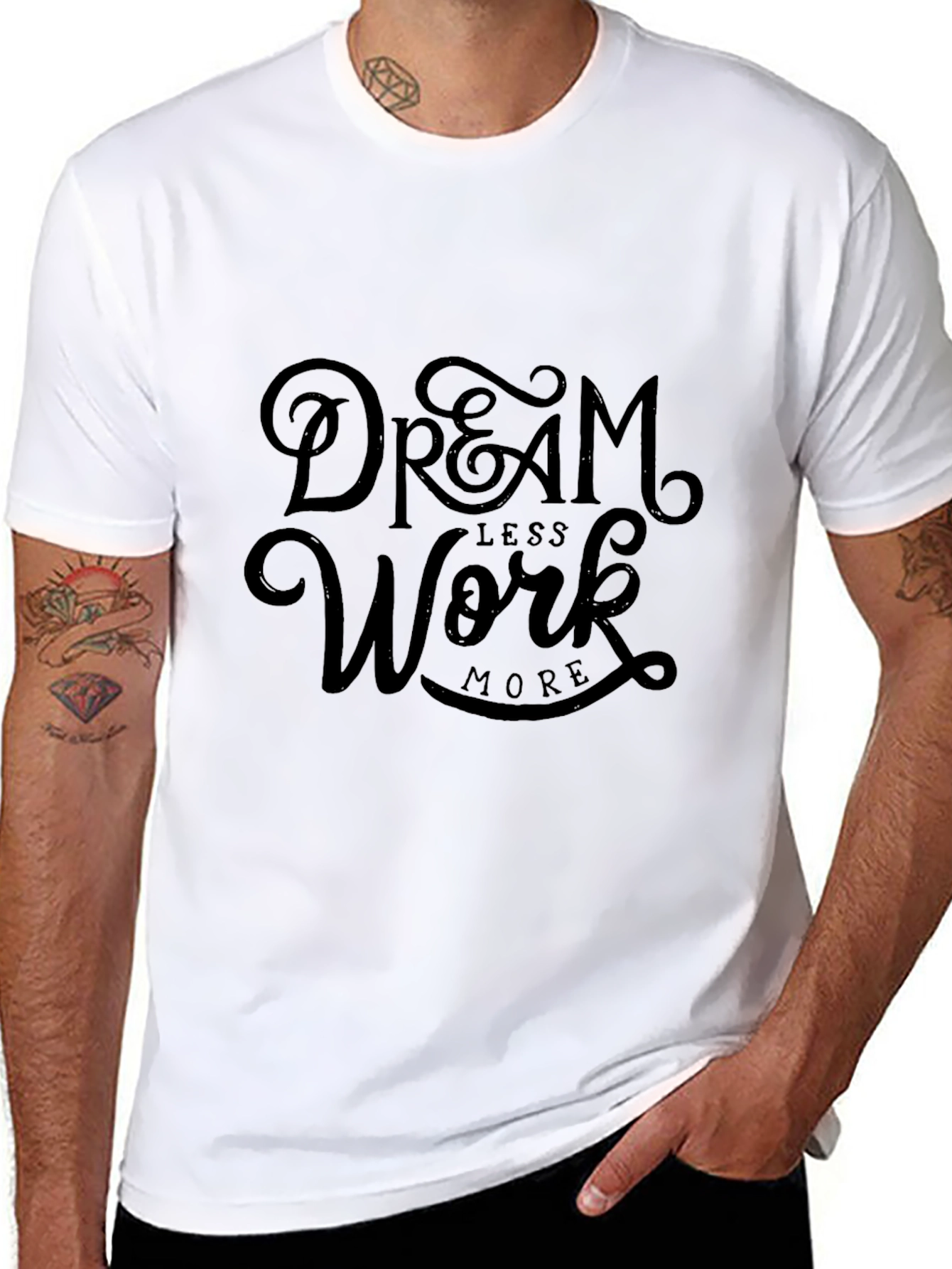 Dream Less Work More Graphic Tee
