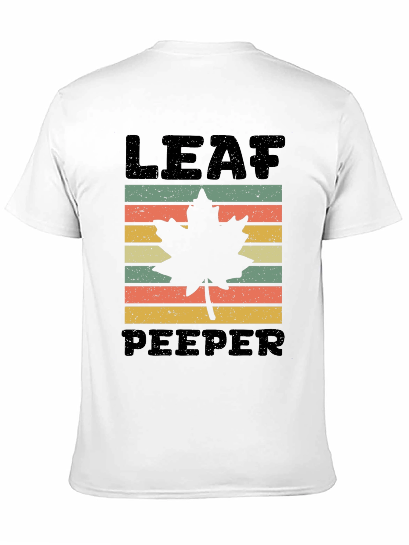 Leaf Peeper Retro T-Shirt - Autumn Lover Tee