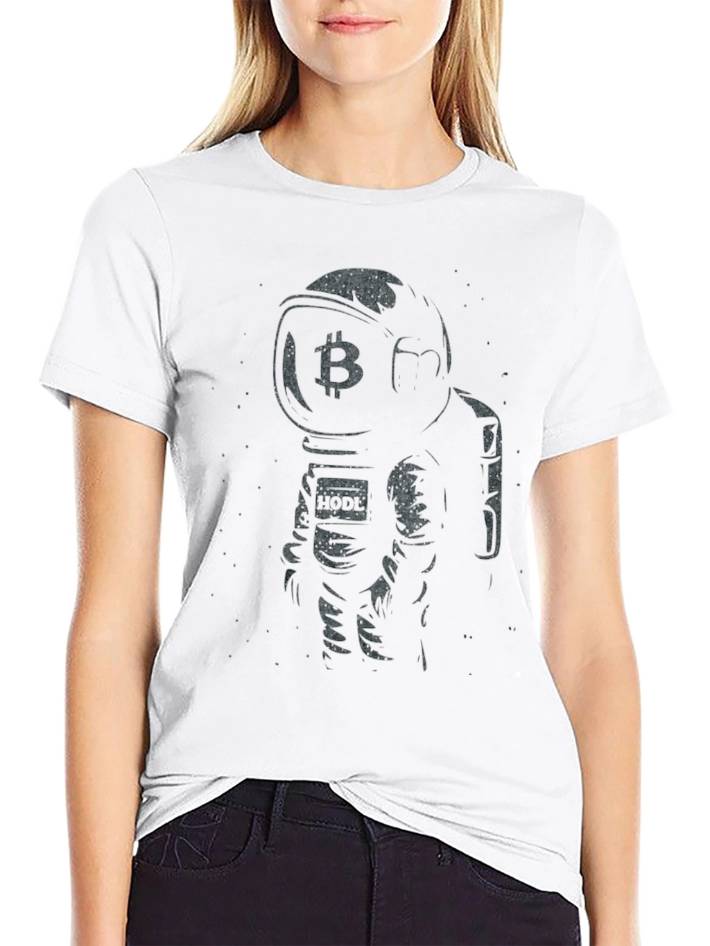 Bitcoin Astronaut Black T-Shirt