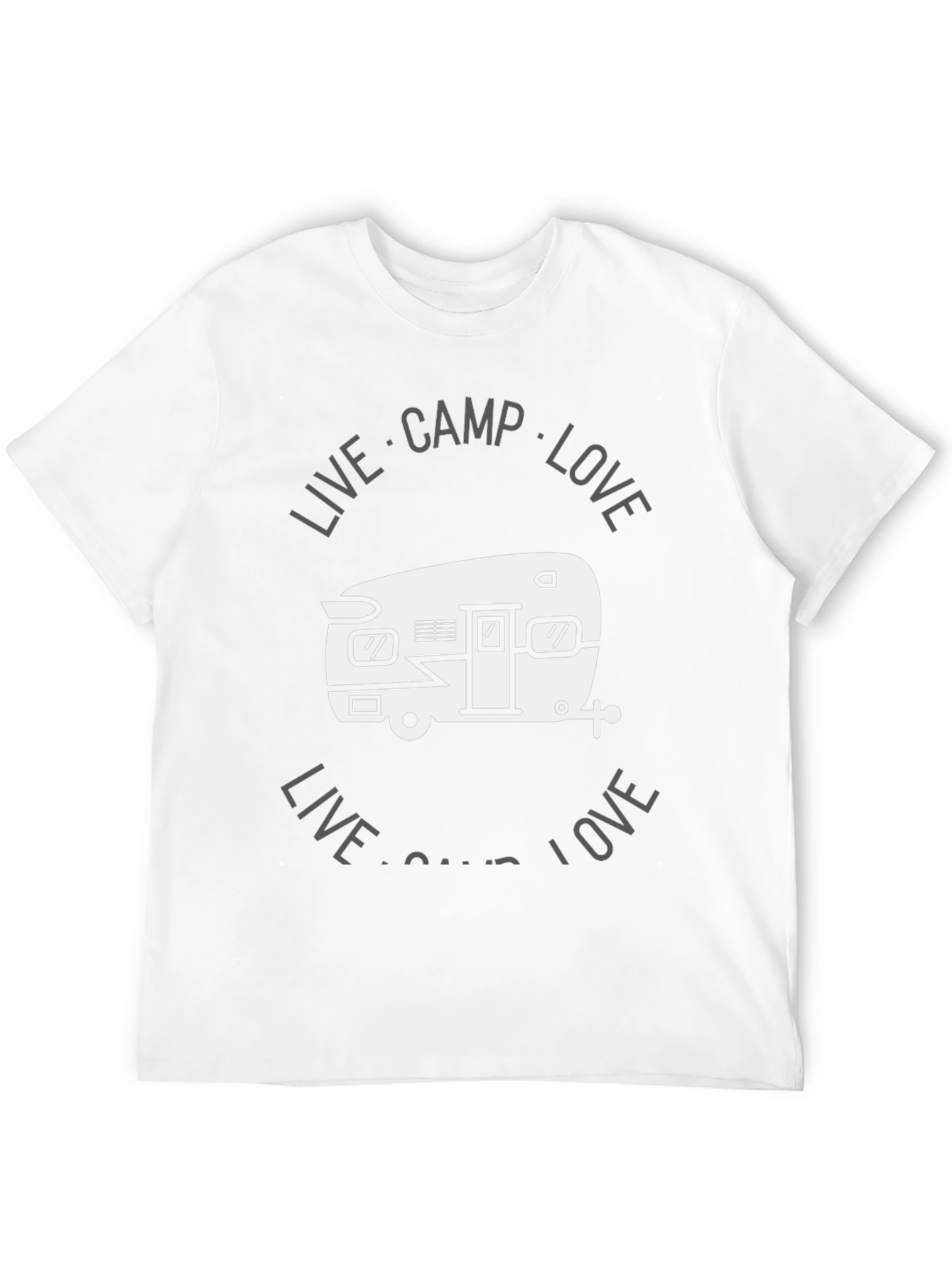 Live Camp Love Graphic Tee - Camping Adventure Shirt