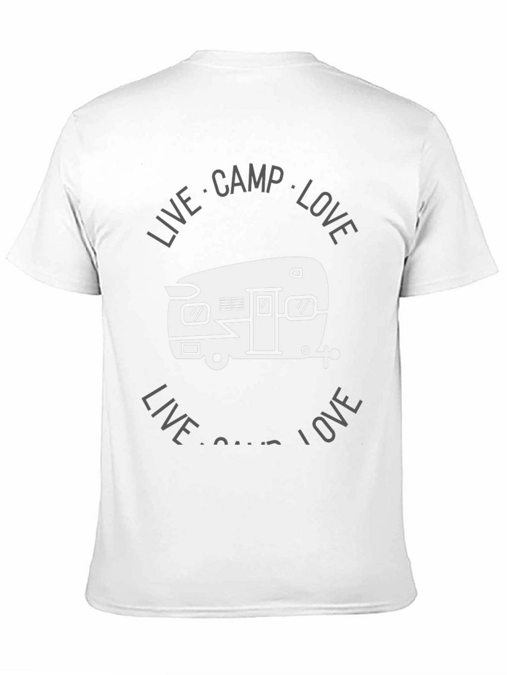 Live Camp Love Graphic Tee - Camping Adventure Shirt