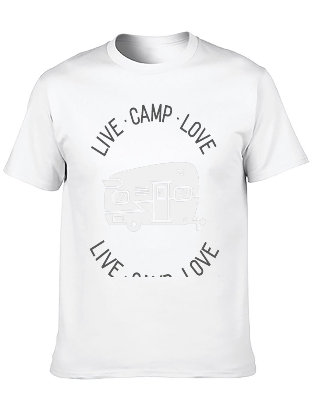 Live Camp Love Graphic Tee - Camping Adventure Shirt