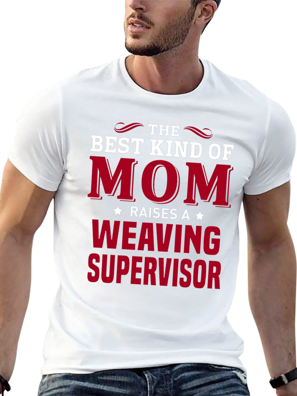 Best Kind of Mom Weaving Supervisor T-Shirt