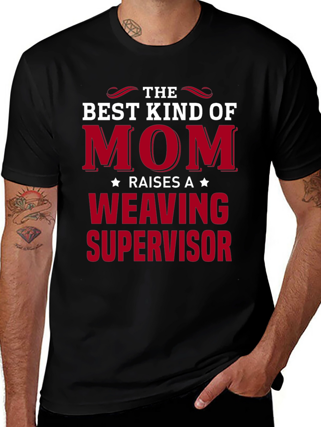 Best Kind of Mom Weaving Supervisor T-Shirt