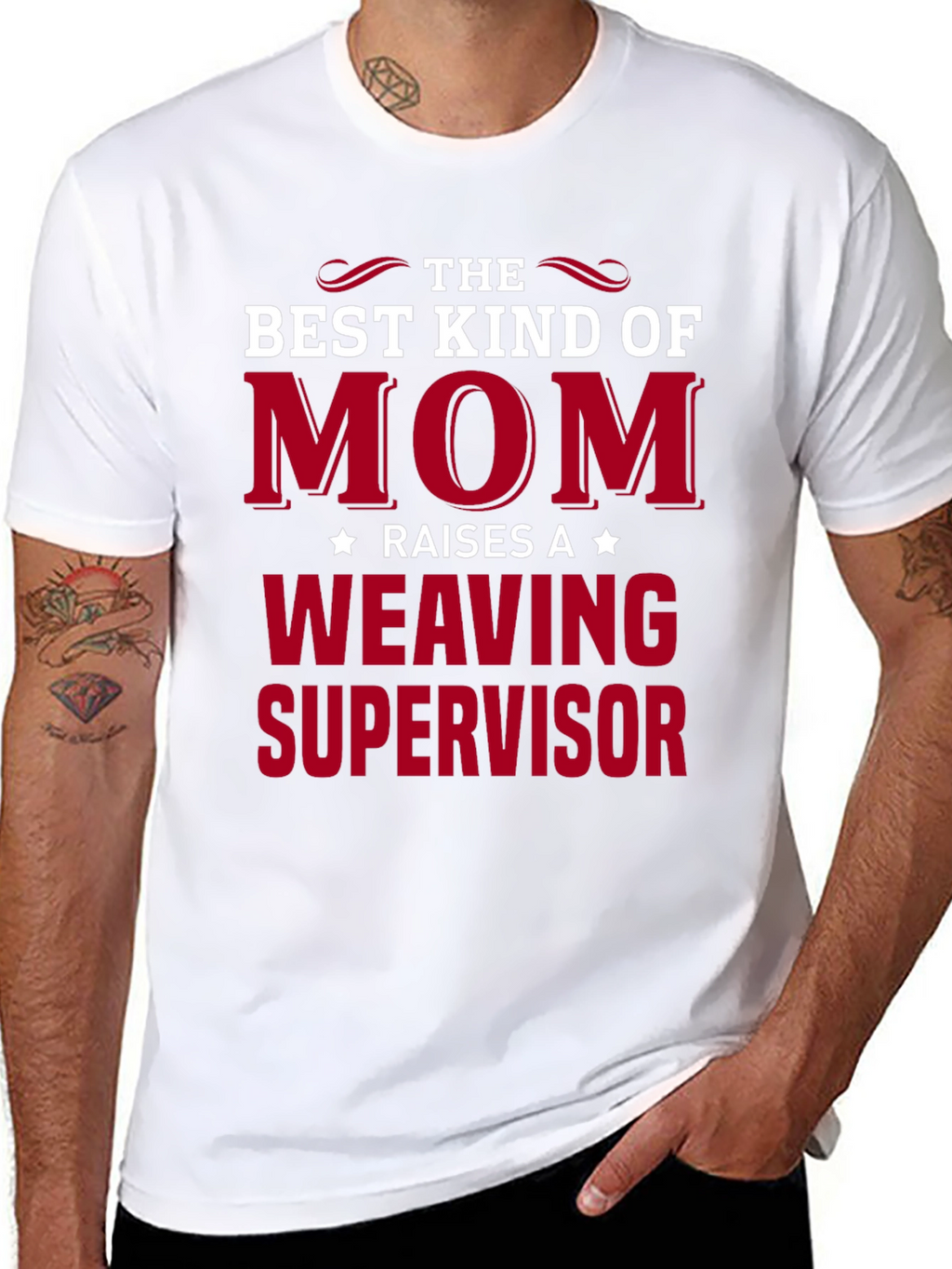 Best Kind of Mom Weaving Supervisor T-Shirt