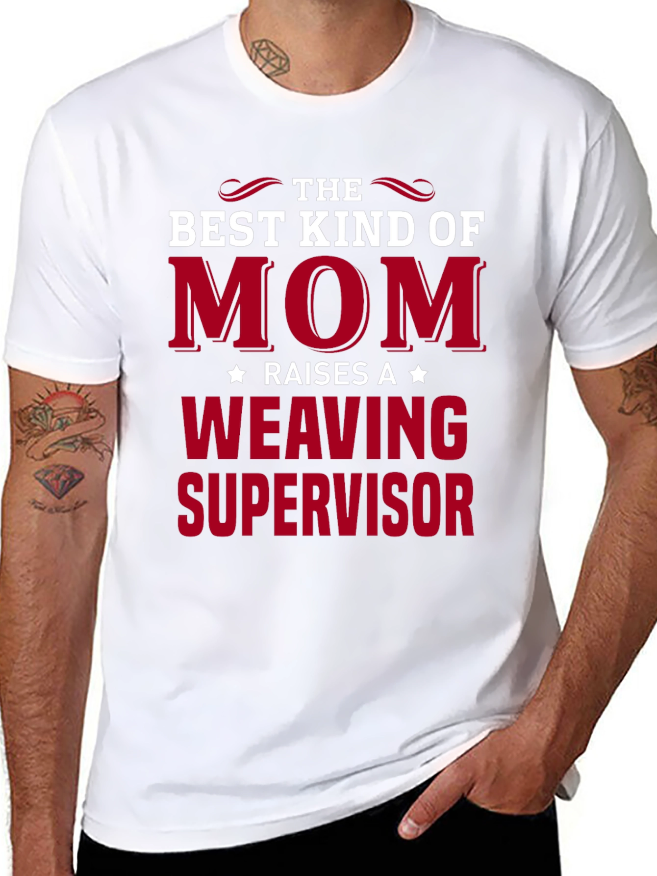 Best Kind of Mom Weaving Supervisor T-Shirt