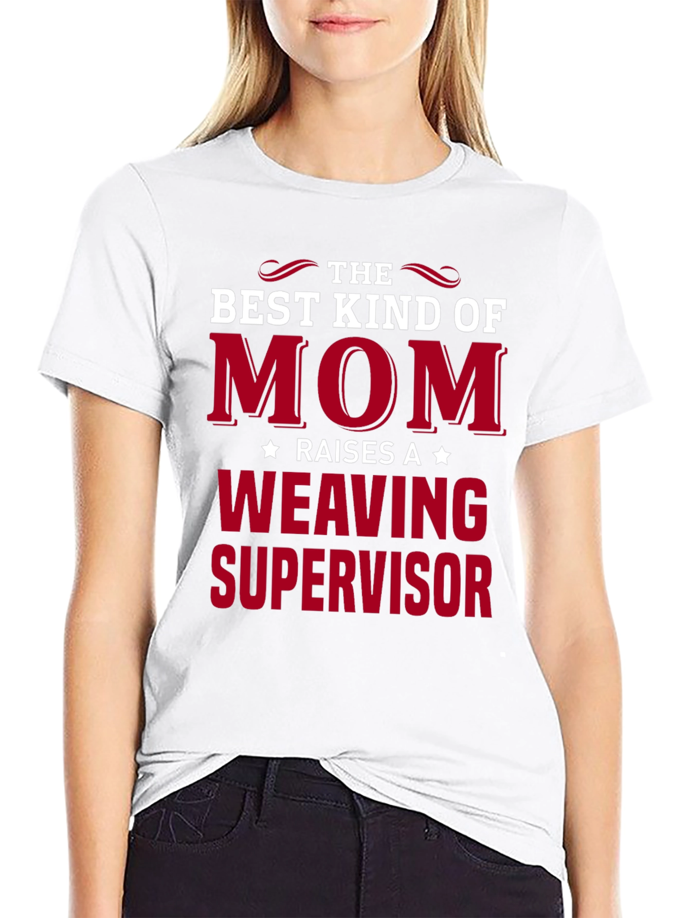 Best Kind of Mom Weaving Supervisor T-Shirt