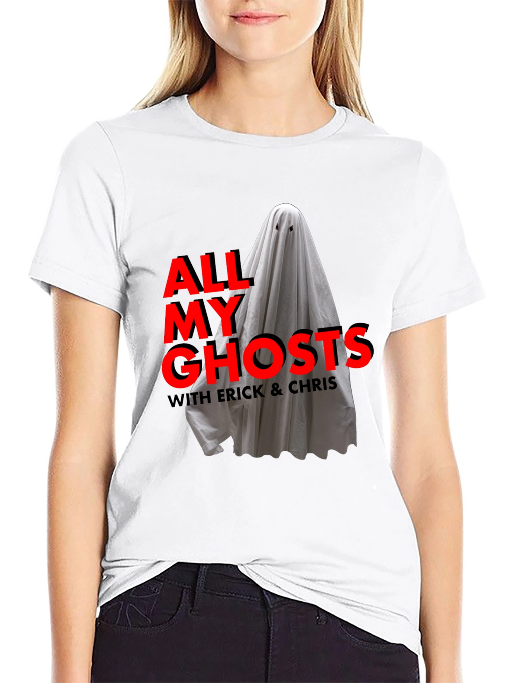 All My Ghosts Podcast Black T-Shirt