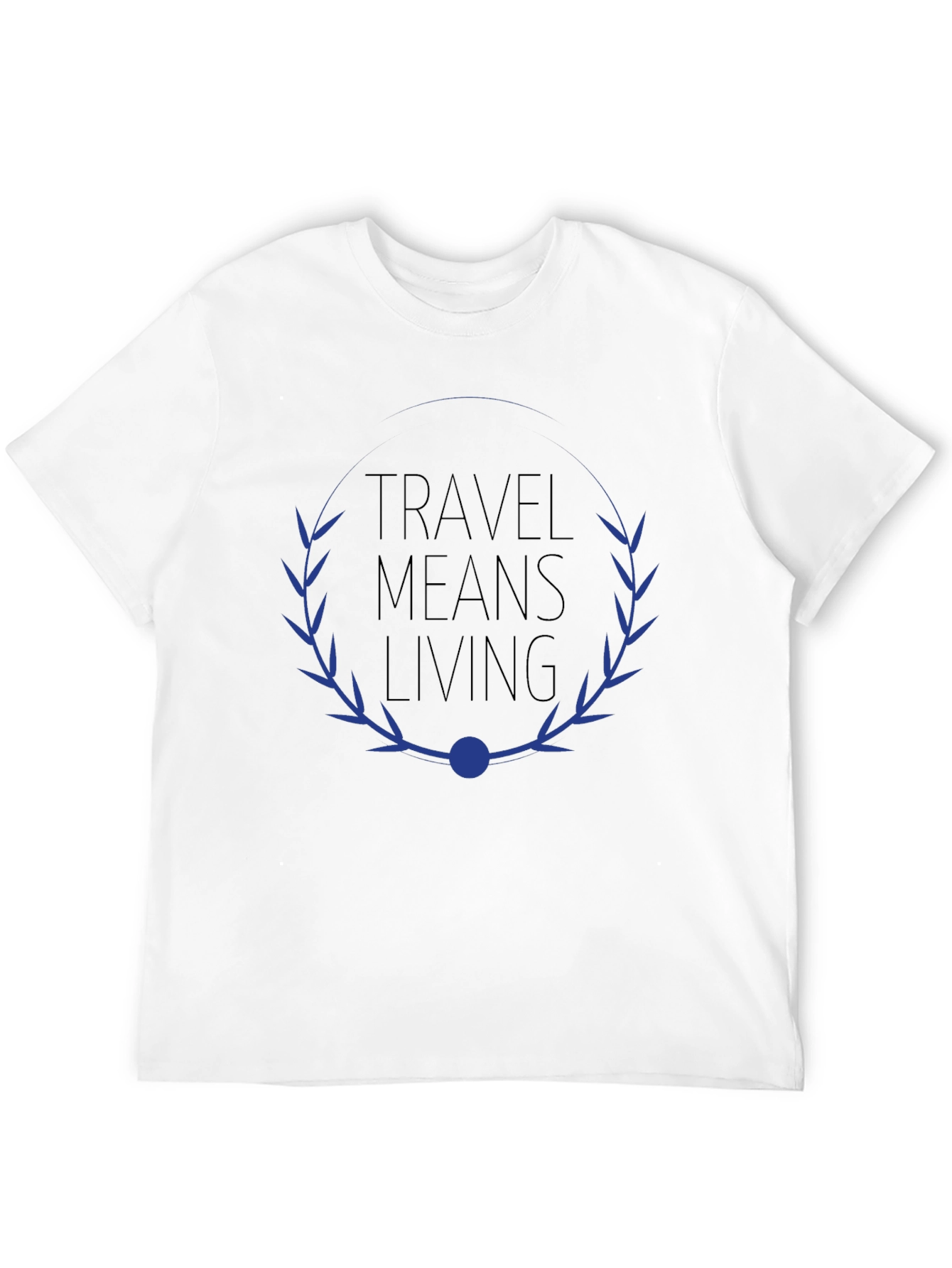 Travel Means Living Graphic Tee - Black
