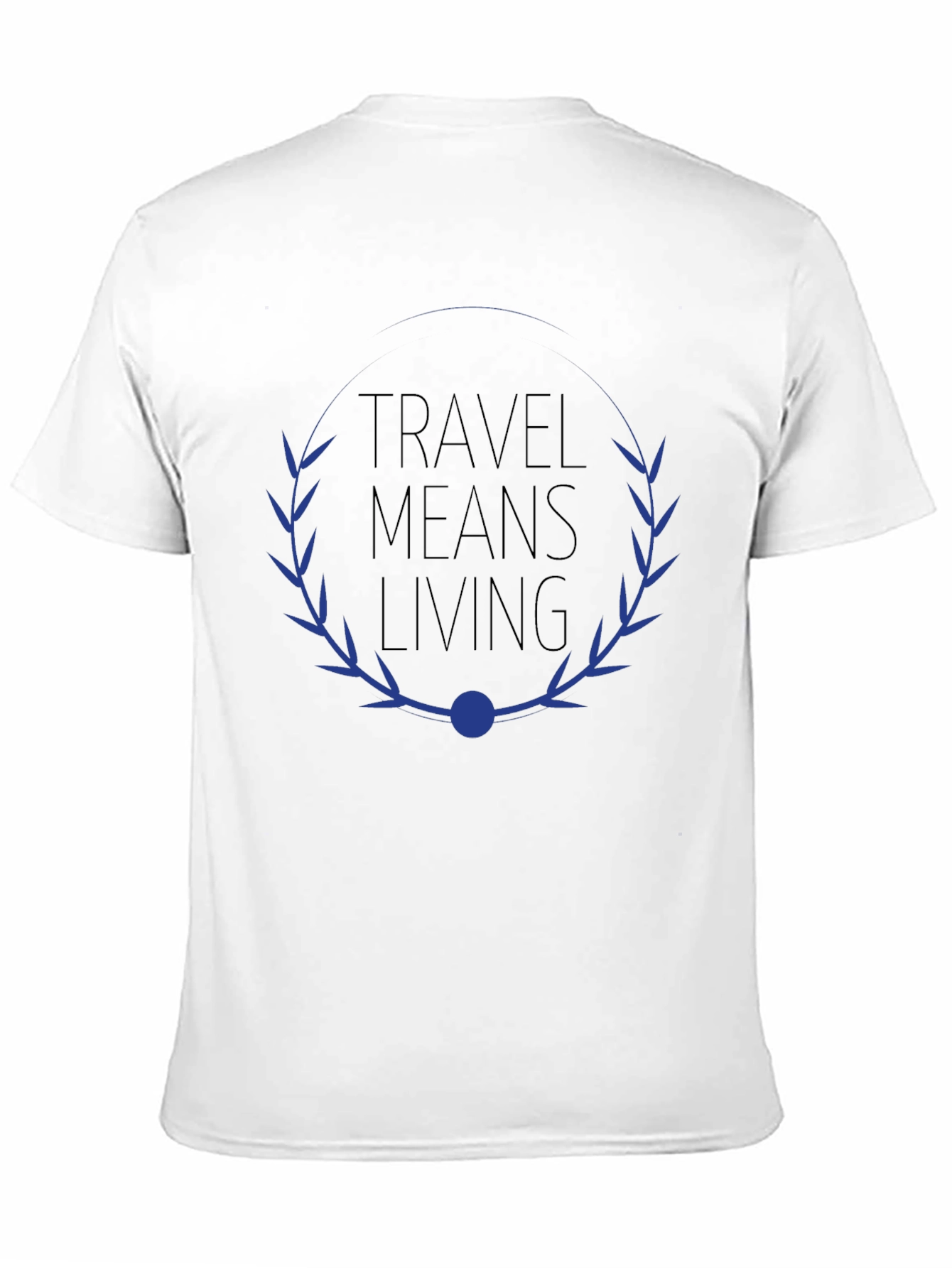 Travel Means Living Graphic Tee - Black