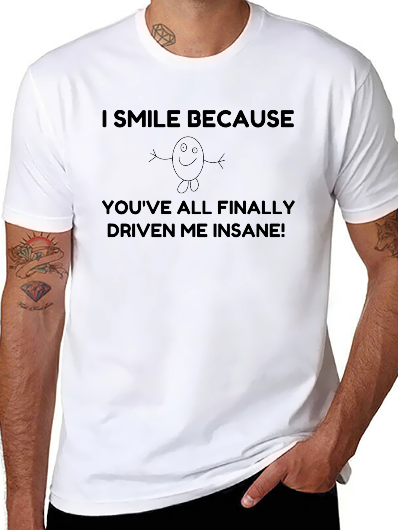 Insane Driven Funny Graphic T-Shirt
