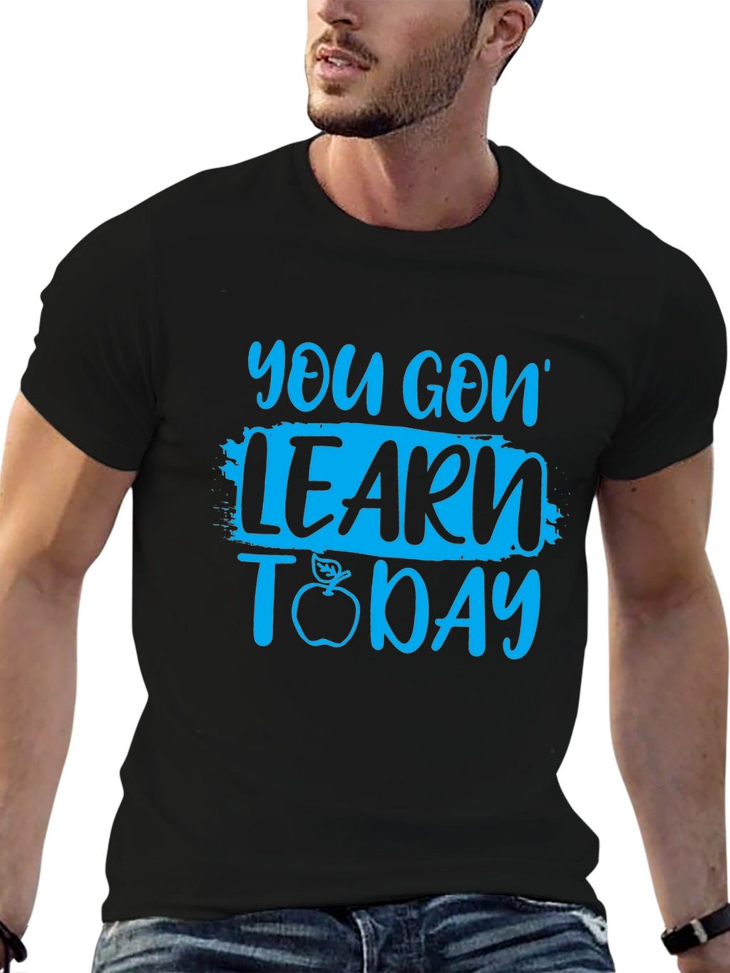 Learn Today Black T-Shirt