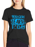 Learn Today Black T-Shirt