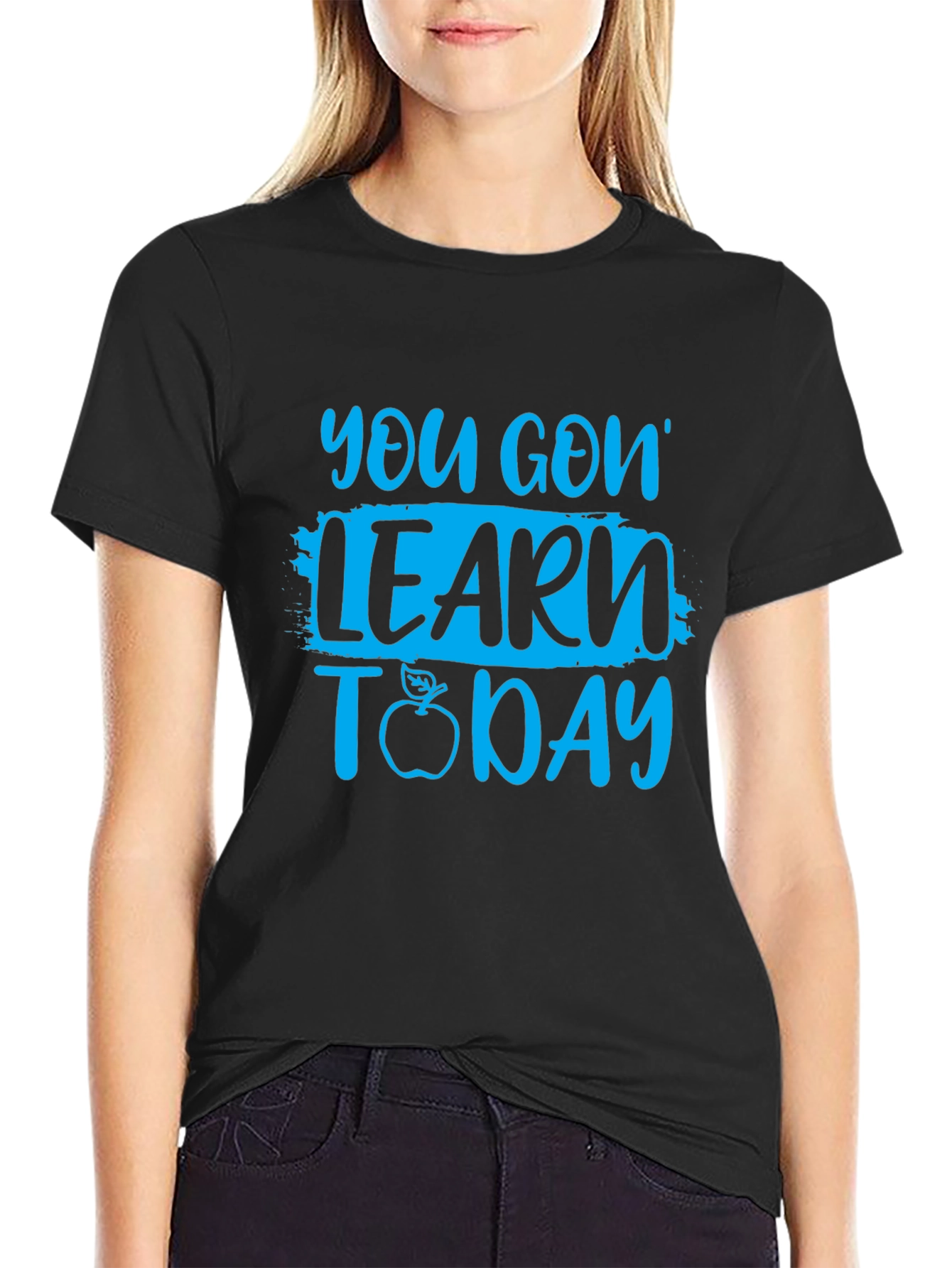 Learn Today Black T-Shirt