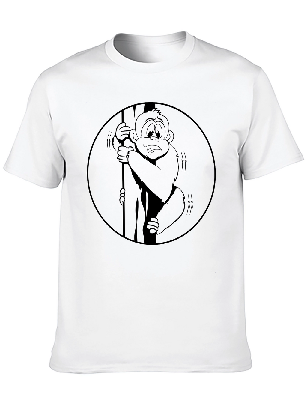 Monkey in Circle Graphic Tee