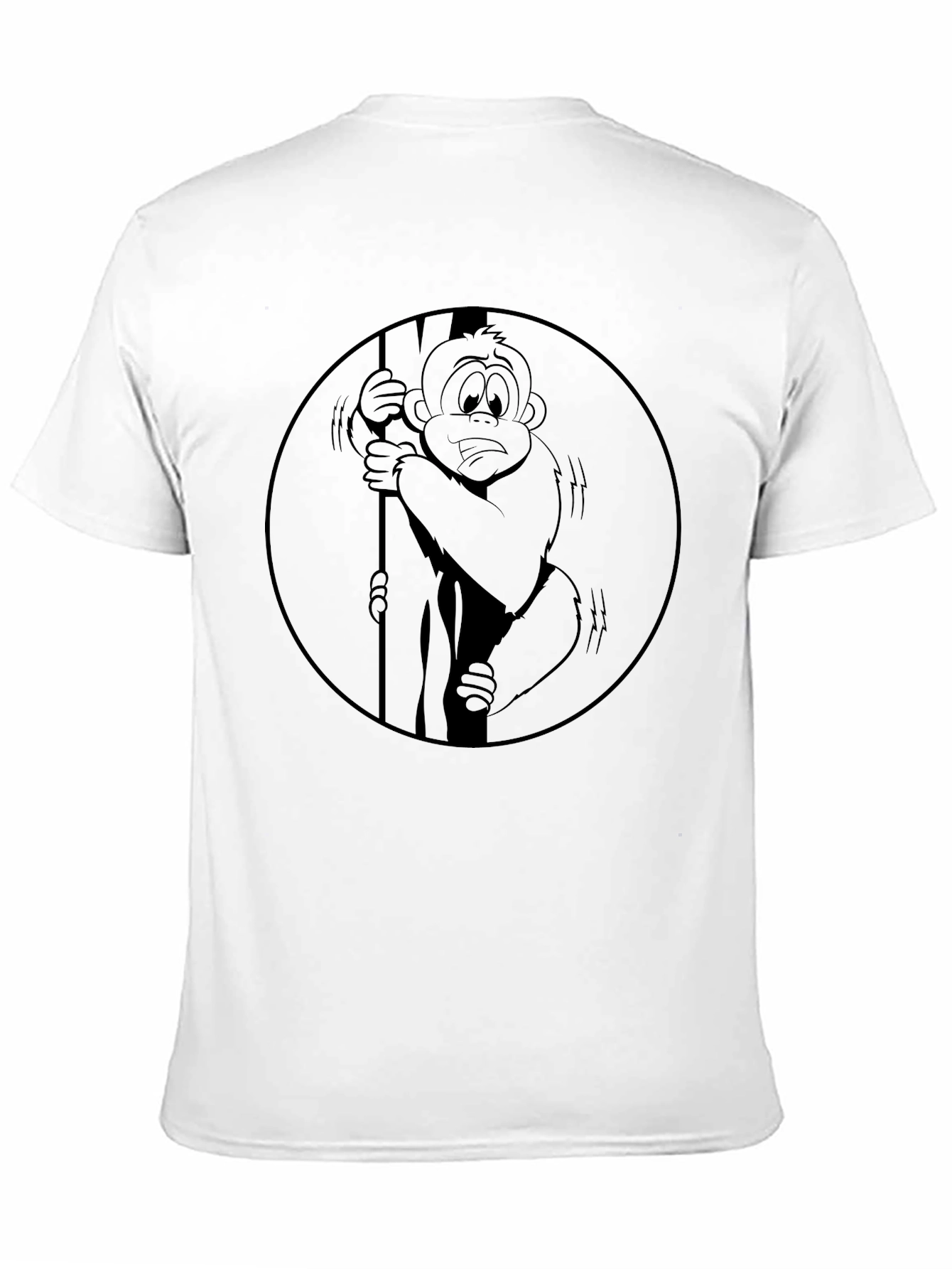 Monkey in Circle Graphic Tee
