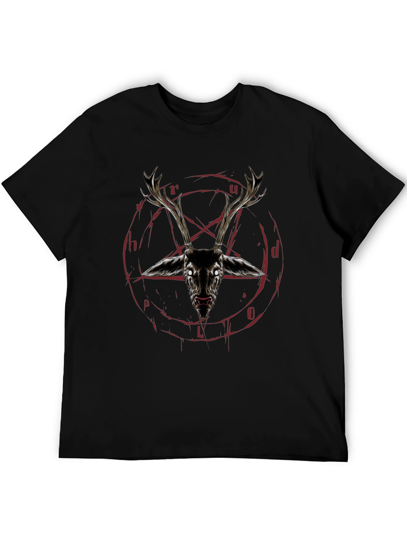 Occult Deer Head Graphic Tee