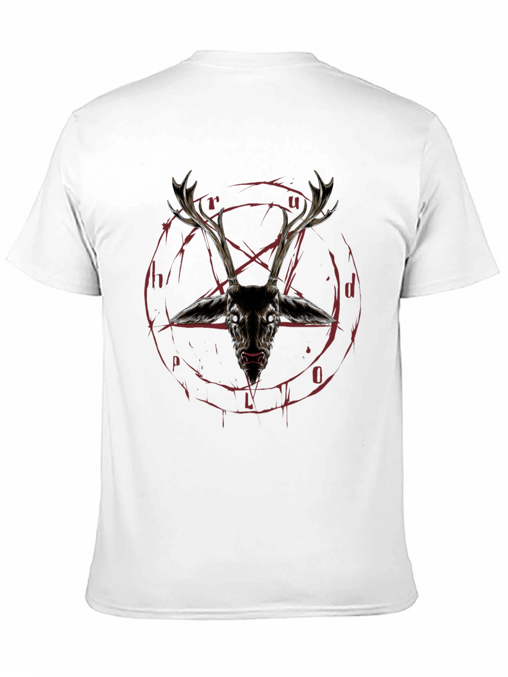Occult Deer Head Graphic Tee