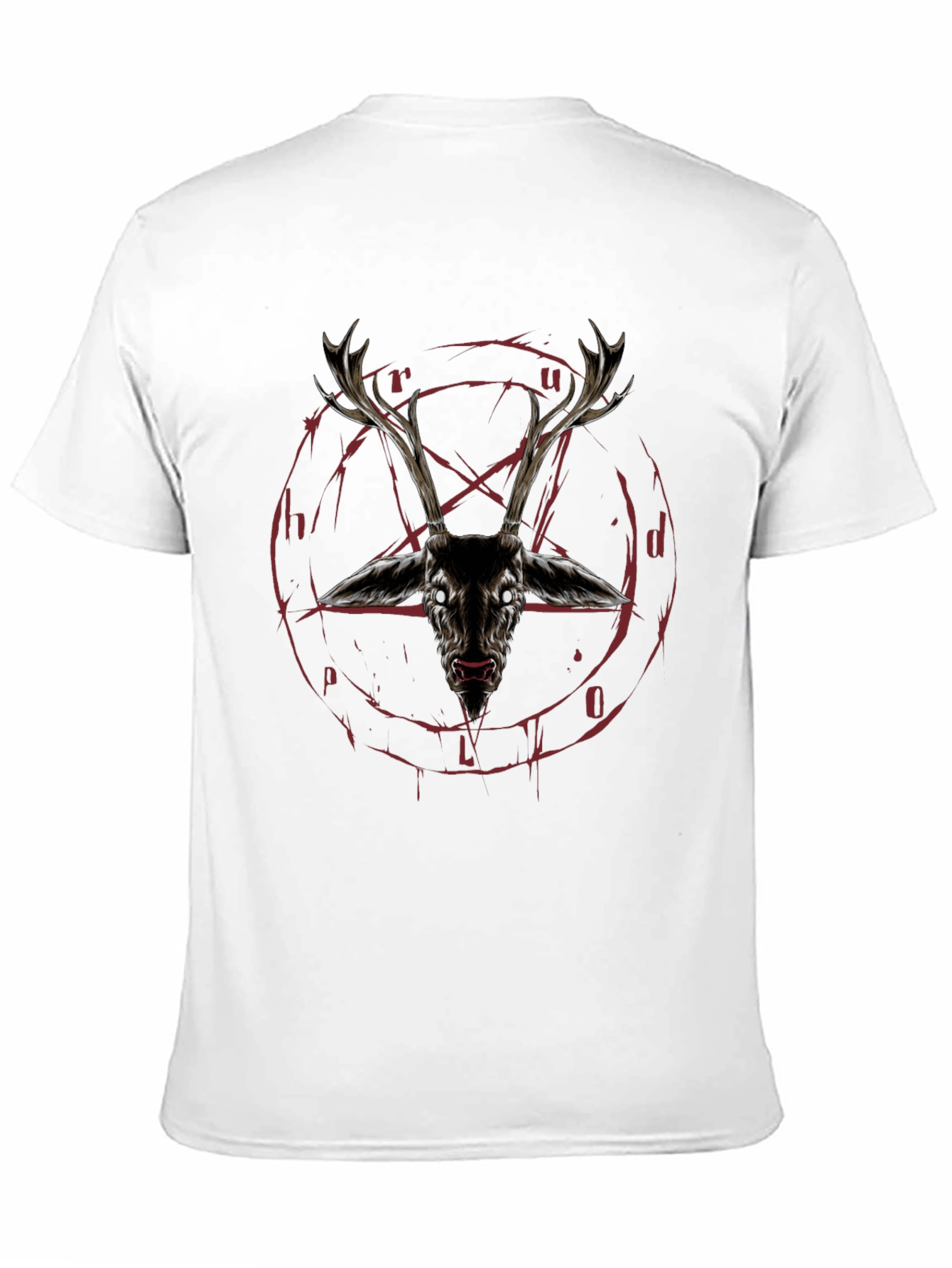 Occult Deer Head Graphic Tee