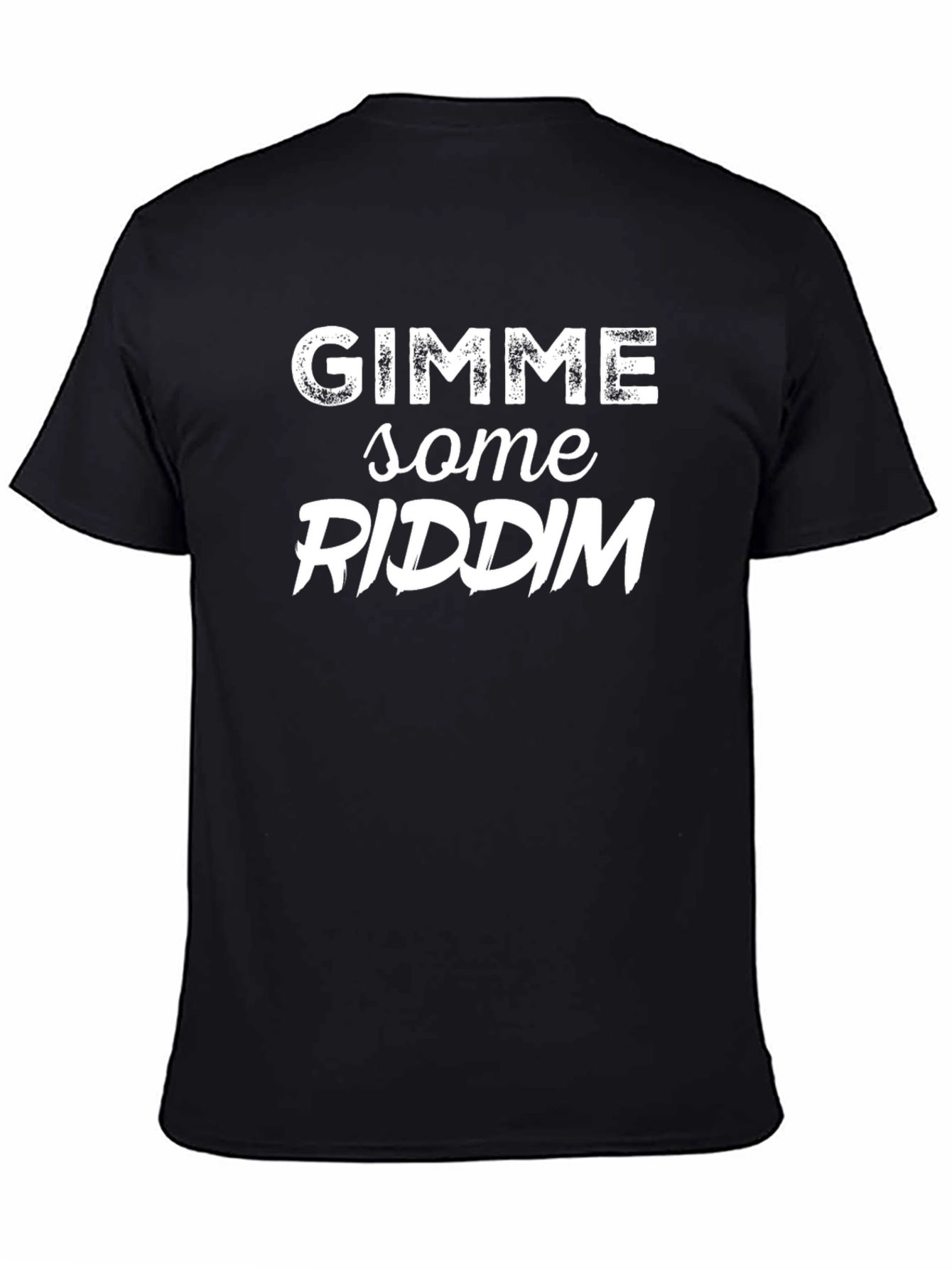 Gimme Some Riddim Black T-Shirt - Reggae Music Apparel