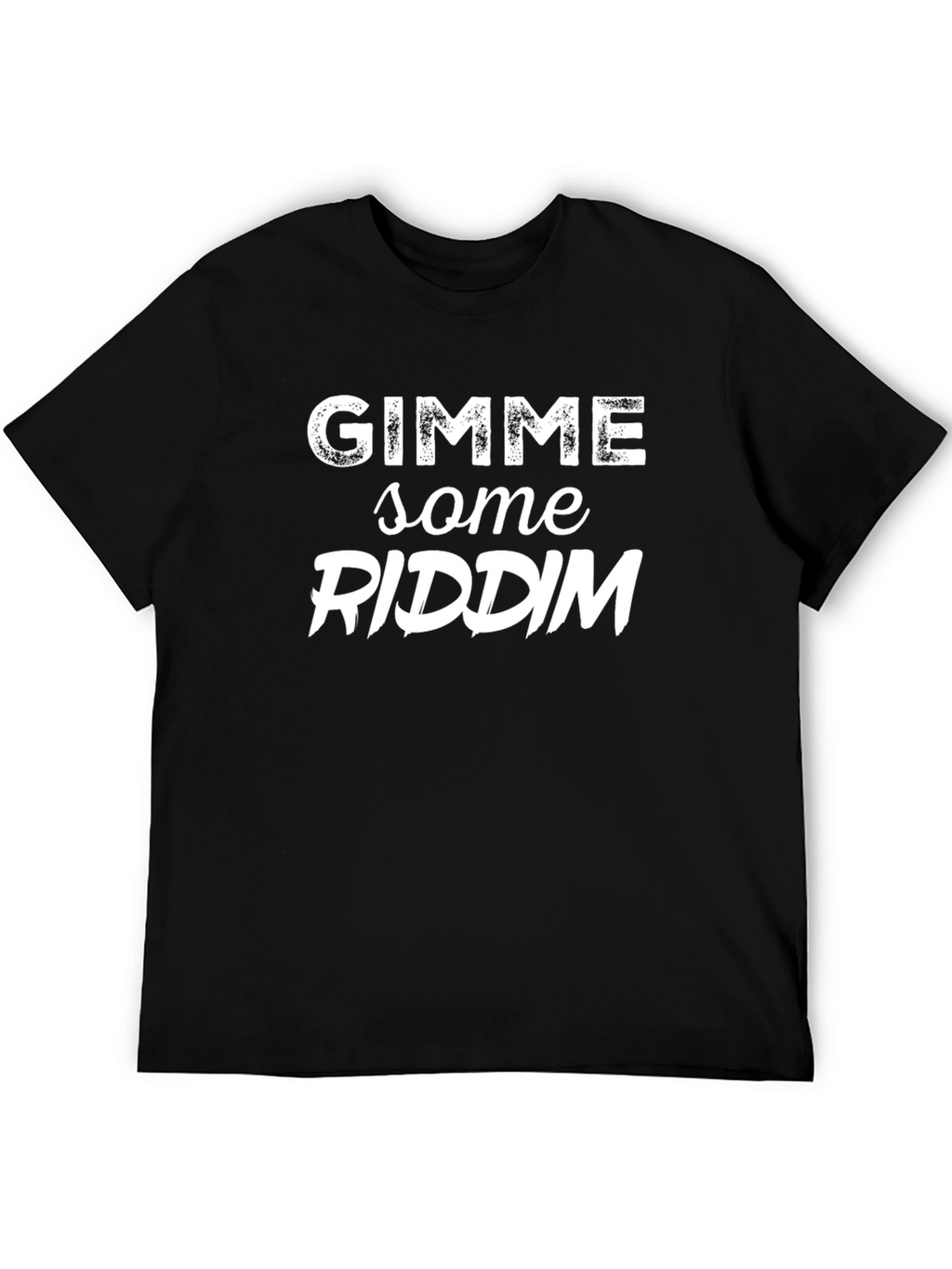 Gimme Some Riddim Black T-Shirt - Reggae Music Apparel