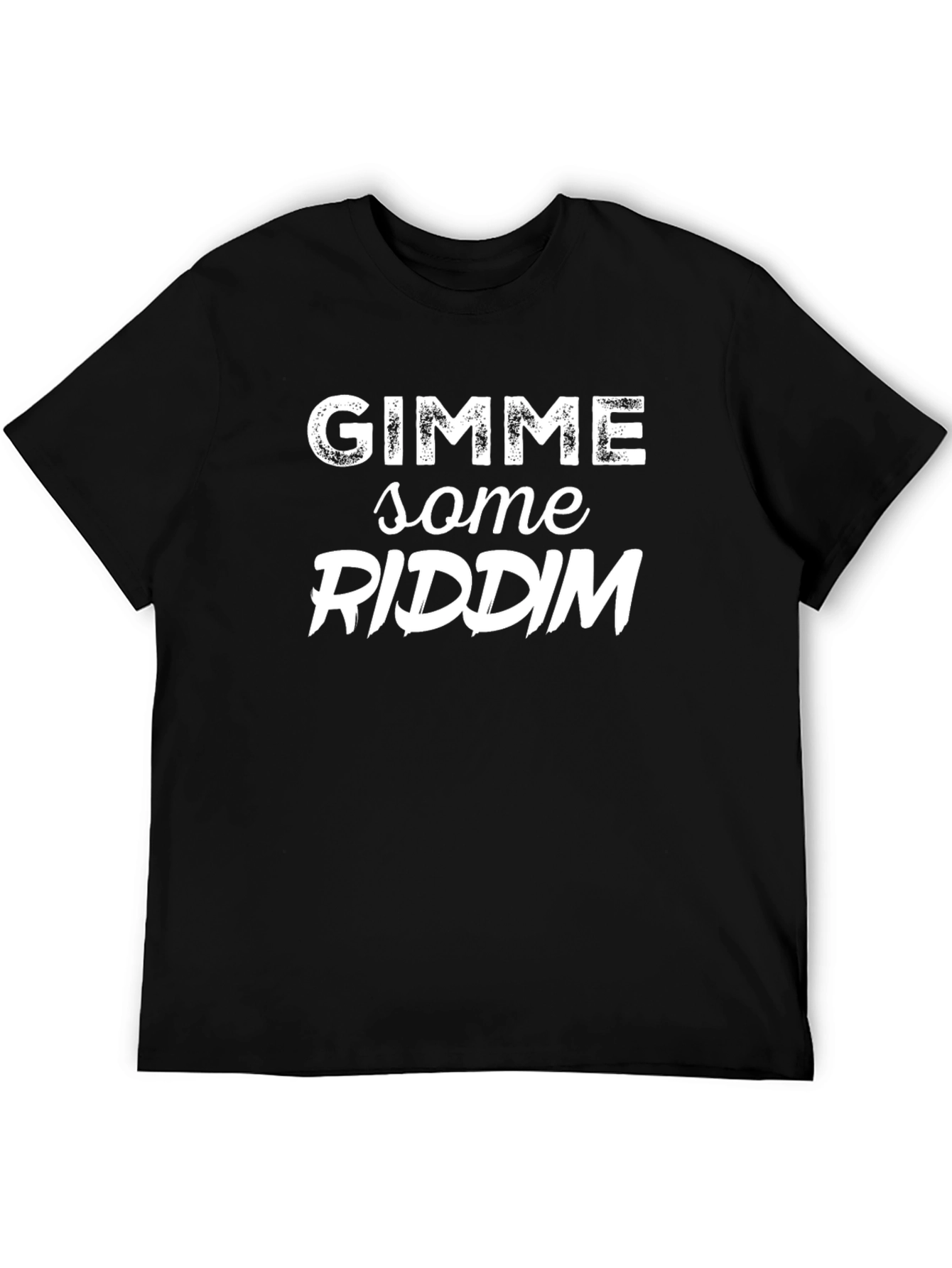 Gimme Some Riddim Black T-Shirt - Reggae Music Apparel