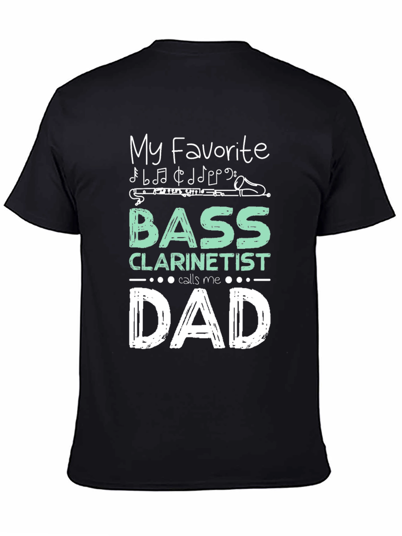 Bass Clarinetist Dad Graphic Tee