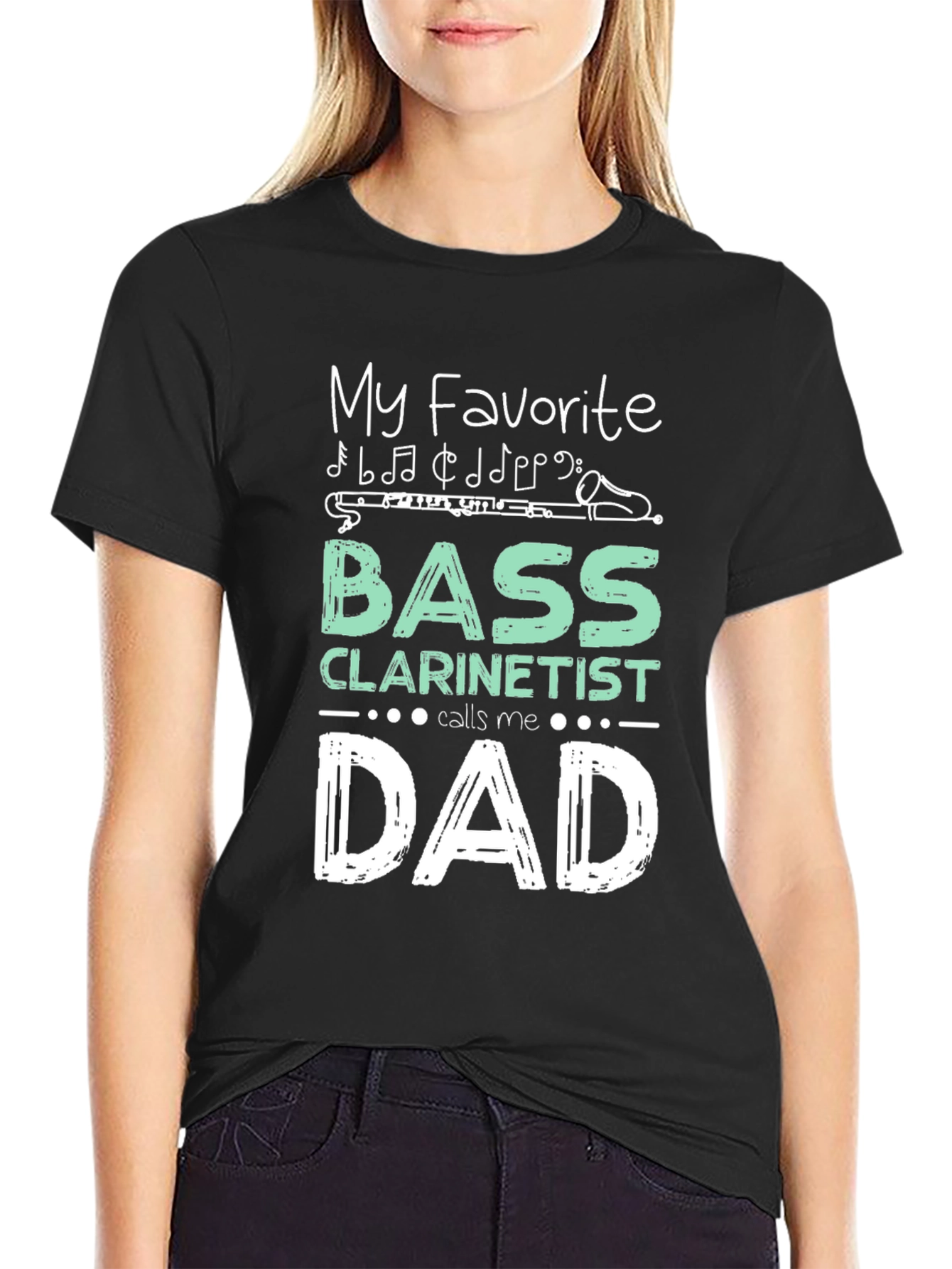 Bass Clarinetist Dad Graphic Tee