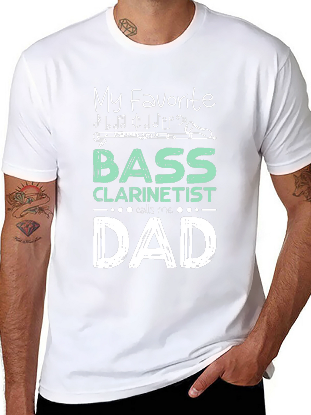 Bass Clarinetist Dad Graphic Tee