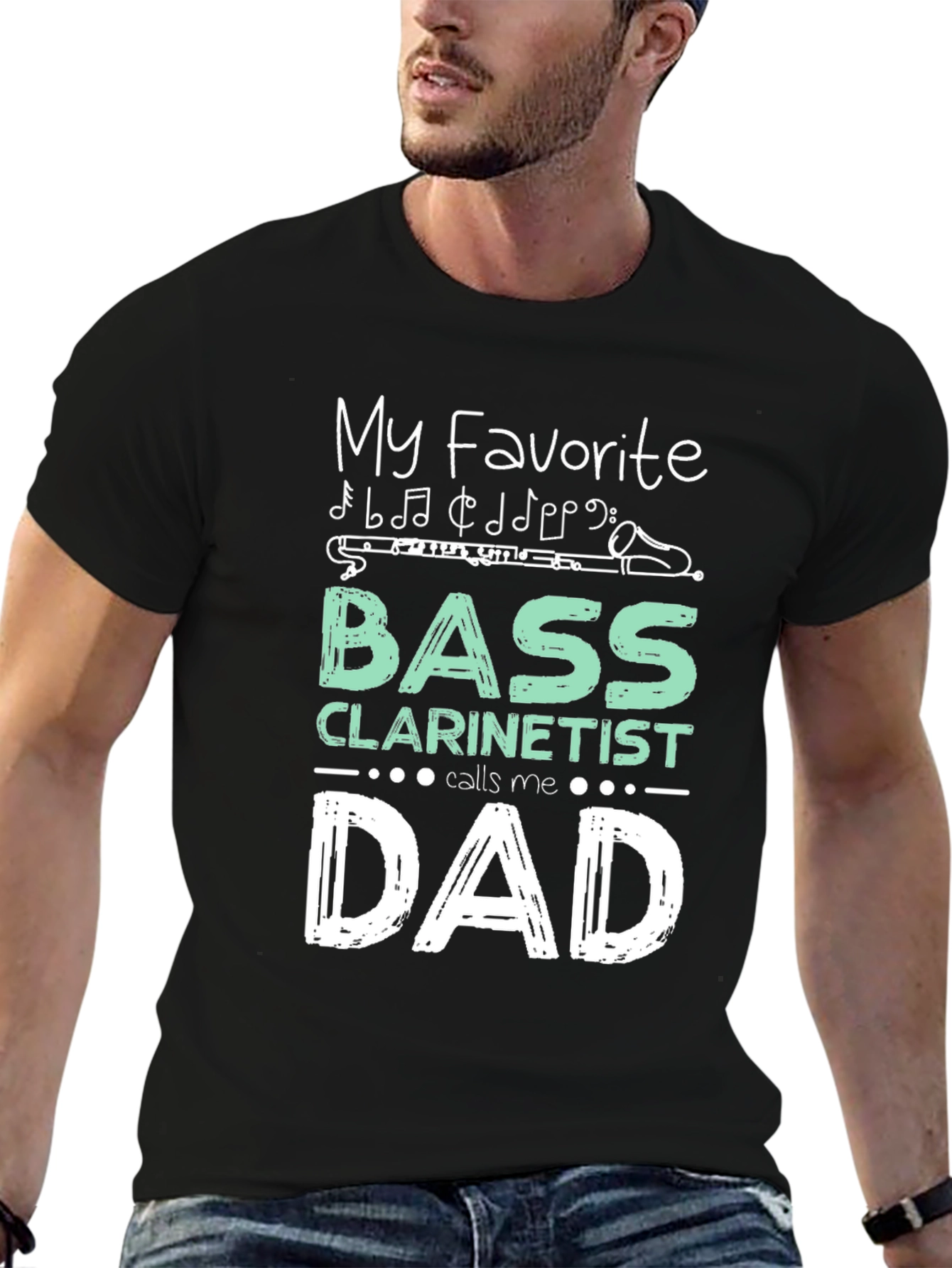 Bass Clarinetist Dad Graphic Tee