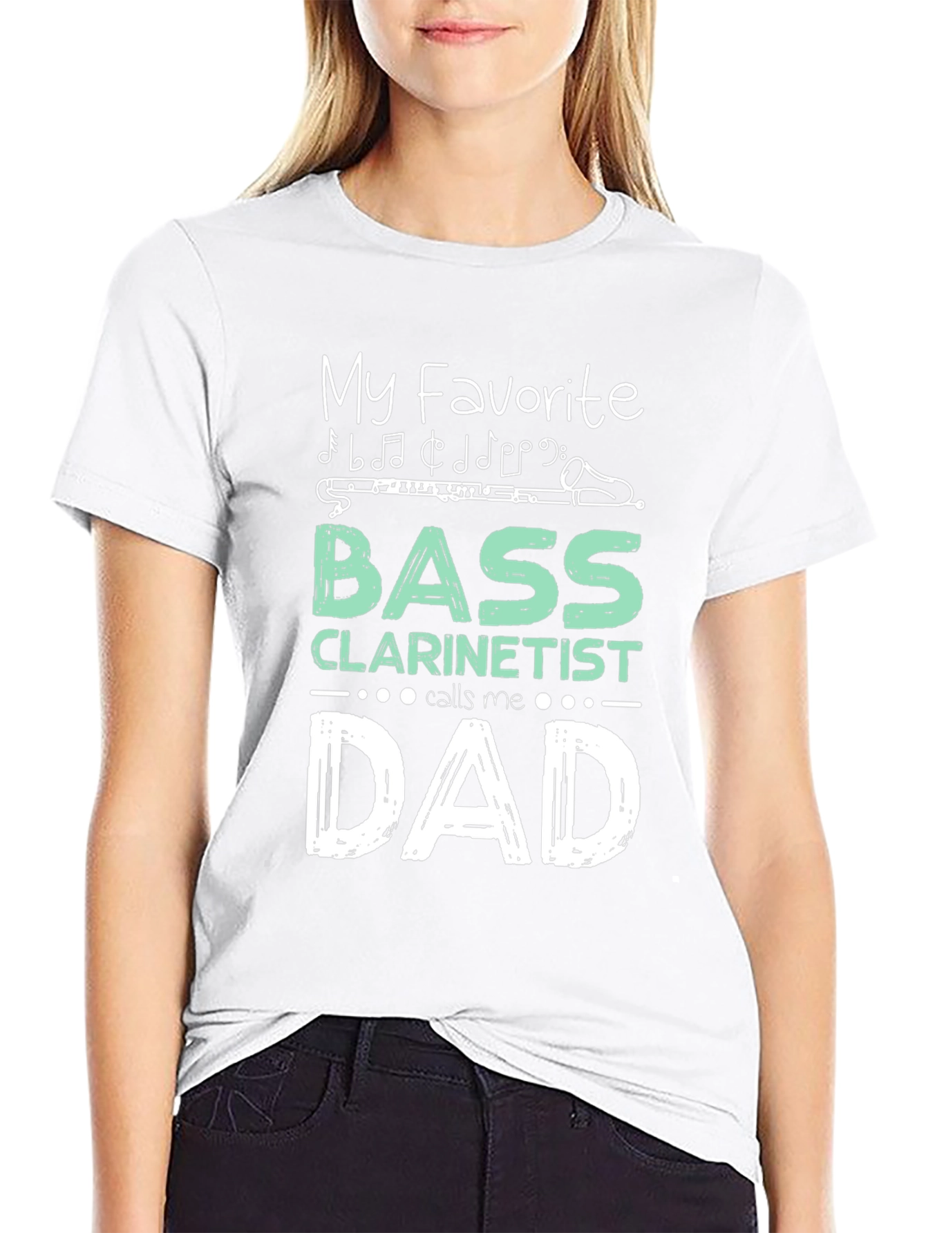 Bass Clarinetist Dad Graphic Tee