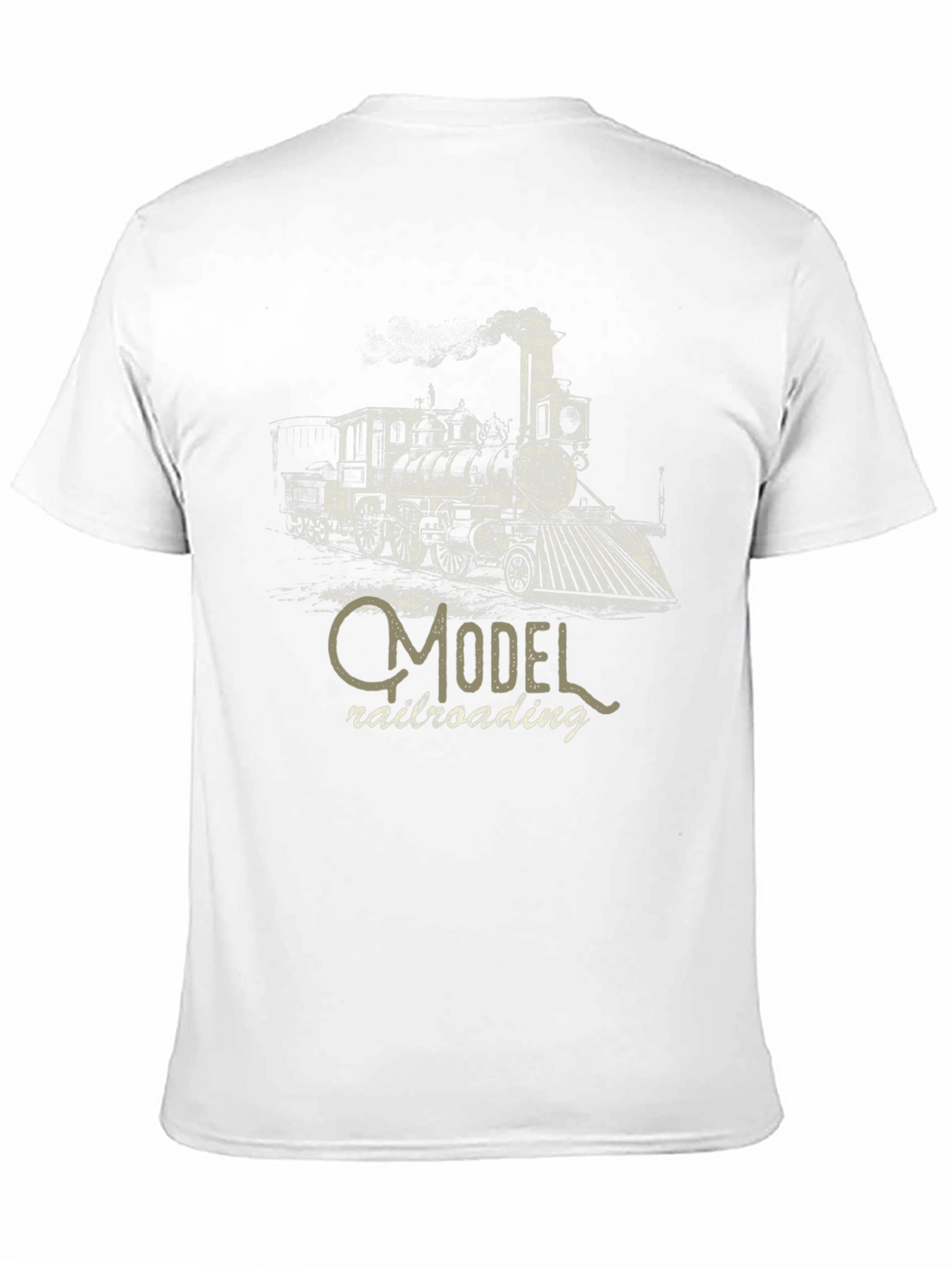 Model Railroading Steam Train Graphic T-Shirt